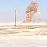 انفجار كبير قرب مطار دمشق الدولي